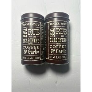 Trader Joe's BBQ Rub and Seasoning with Coffee and Garlic Set